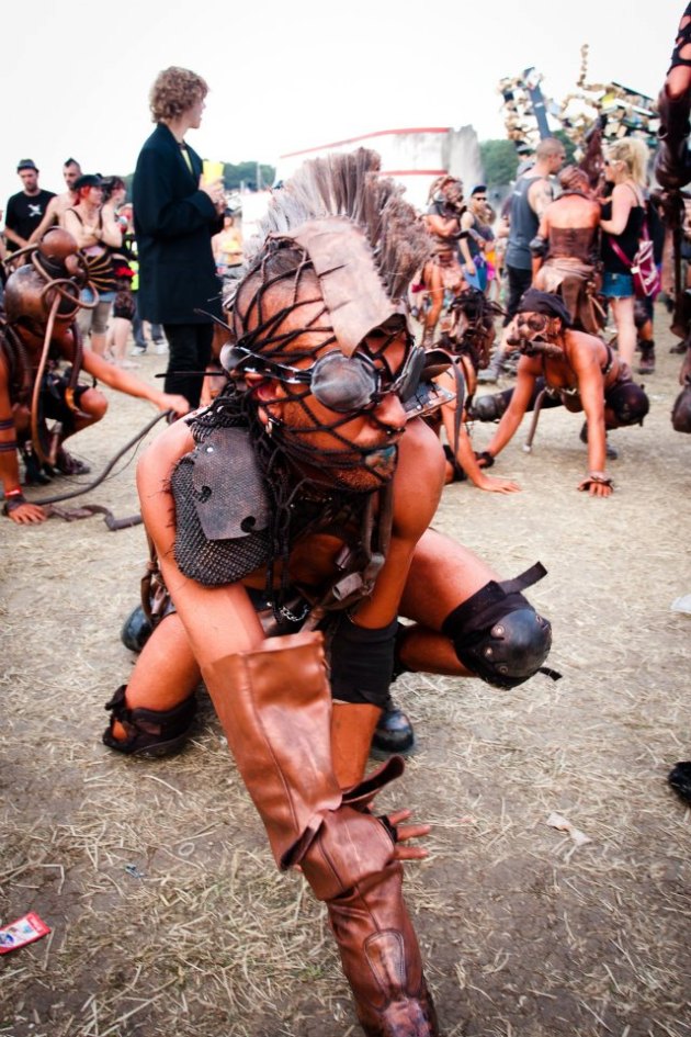 Fancy Dress Costume of one of the Festival Goers! 