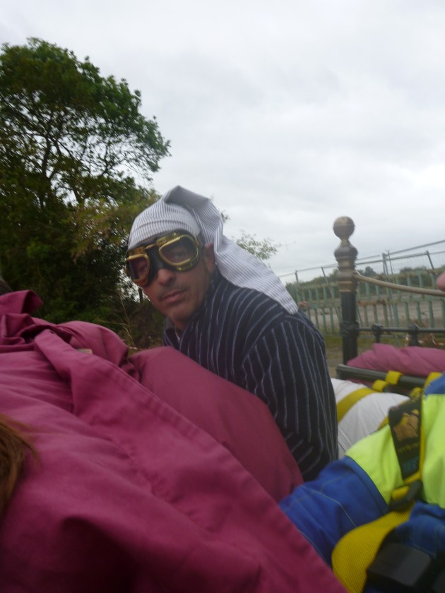 Our Chauffeur in his PJs and night cap