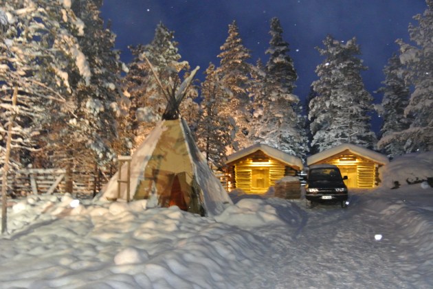 Sami Tipi - Where we attended the Sami Ceremony