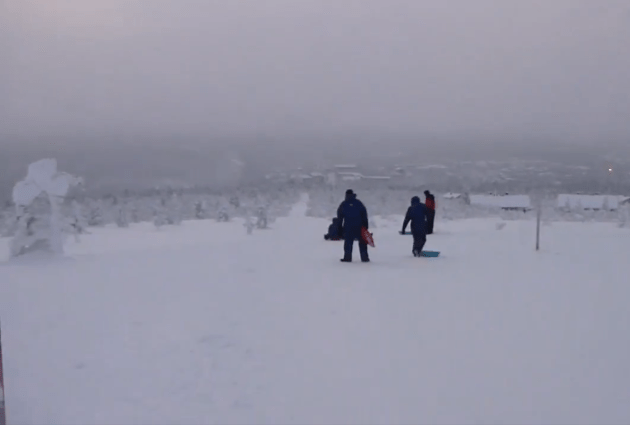 The TOP of the RunSaariselkä, Finland's Longest Toboggan Run