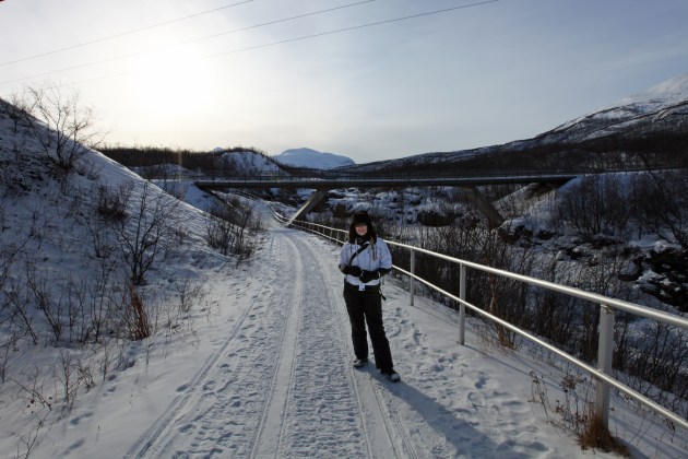 Emma at Abisko National Park
